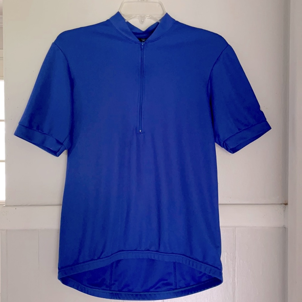 Canari blue bike shirt